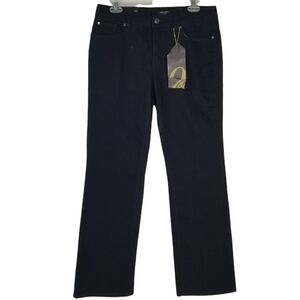NWT Nine West Black Bleecker Bootcut Jeans Size 8 Denim